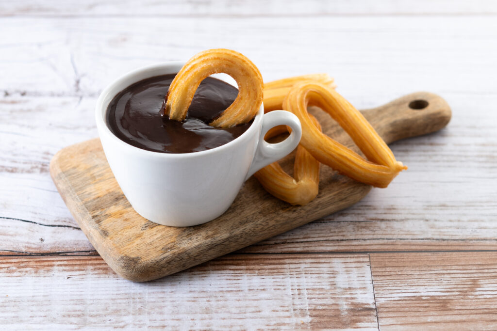 Churros con chocolate